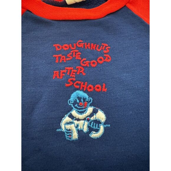 Vintage Jc Penney Towncraft Boys 6/7 Shirt Donuts‎ Taste Good After School READ